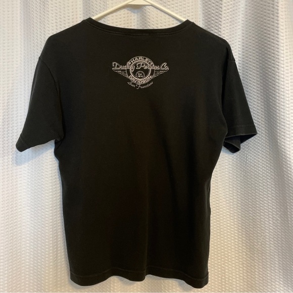 Harley Davidson black short sleeve tee t-shirt San Francisco Size XL - Picture 3 of 6